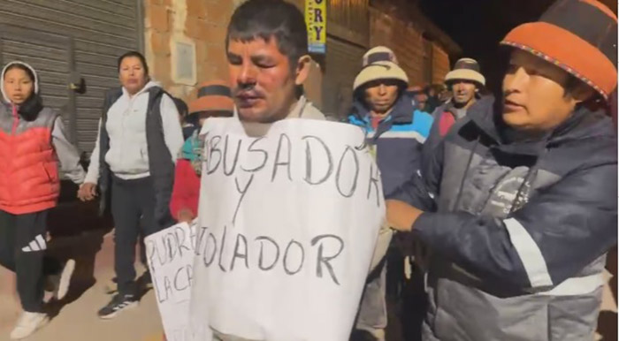 Ronda campesina de Pichaca interviene a sujeto acusado de ultrajar a varias menores de edad